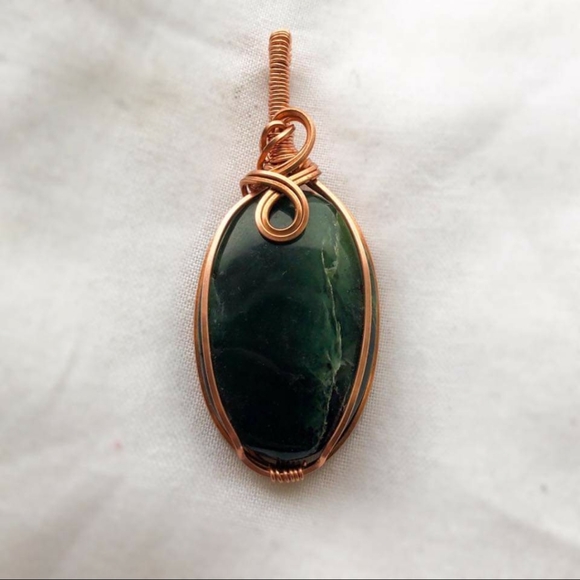 Jewelry - Wrapped Nephrite Jade